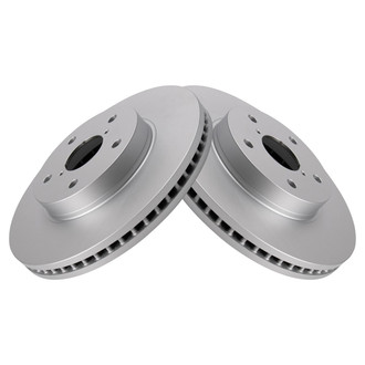 TRQ® - Plain Vented Front Disc Brake Rotors