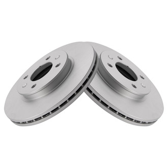 TRQ® - Plain Vented Front Disc Brake Rotors