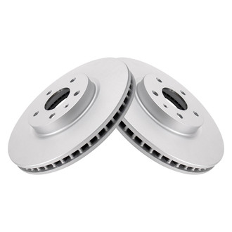 TRQ® - Plain Front Disc Brake Rotors