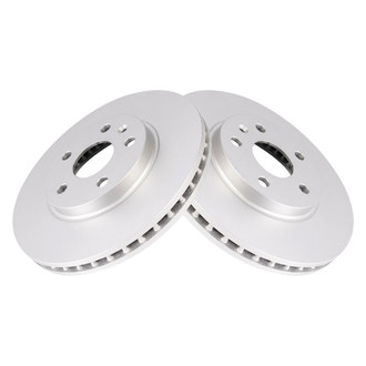 TRQ® - Plain Front Disc Brake Rotors