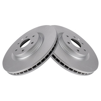 TRQ® - Plain Front Disc Brake Rotors