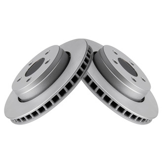 TRQ® - Plain Vented Front Disc Brake Rotors