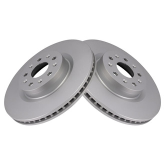 TRQ® - Plain Vented Front Disc Brake Rotors