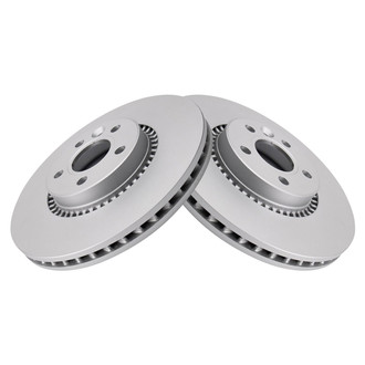 TRQ® - Plain Front Disc Brake Rotors