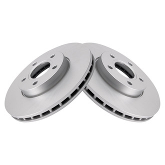 TRQ® - Plain Front Disc Brake Rotors