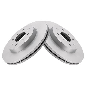 TRQ® - Plain Vented Front Disc Brake Rotors