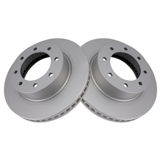 TRQ® - Plain Vented Front Disc Brake Rotors