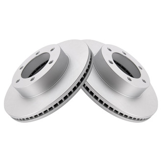 TRQ® - Plain Vented Front Disc Brake Rotors