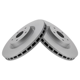 TRQ® - Plain Vented Front Disc Brake Rotors