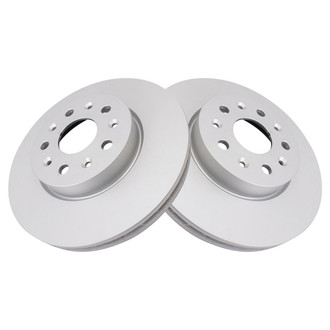 TRQ® - Plain Vented Front Disc Brake Rotors