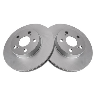 TRQ® - Plain Front Disc Brake Rotors
