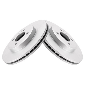 TRQ® - Plain Vented Front Disc Brake Rotors