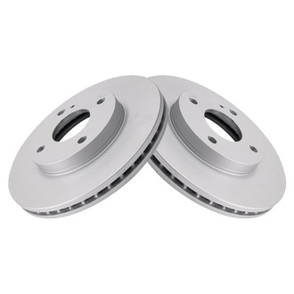 TRQ® - Plain Front Disc Brake Rotors