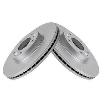 TRQ® - Plain Vented Front Disc Brake Rotors