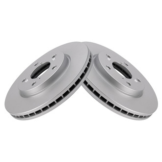 TRQ® - Plain Vented Front Disc Brake Rotors