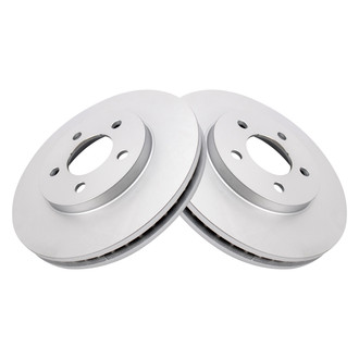 TRQ® - Plain Front Disc Brake Rotors