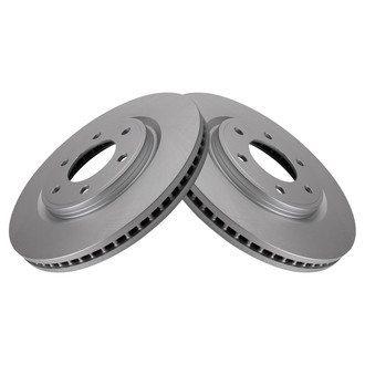 TRQ® - Plain Front Disc Brake Rotors