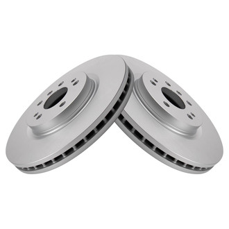 TRQ® - Plain Vented Front Disc Brake Rotors