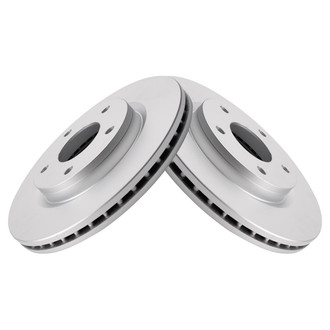TRQ® - Plain Vented Front Disc Brake Rotors