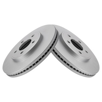 TRQ® - Plain Vented Front Disc Brake Rotors
