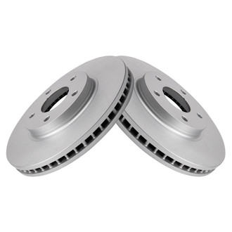TRQ® - Plain Vented Front Disc Brake Rotors