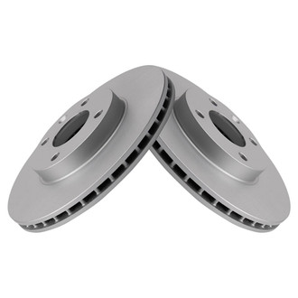 TRQ® - Plain Vented Front Disc Brake Rotors