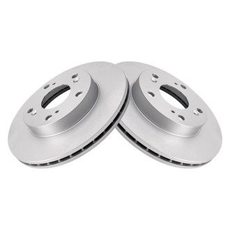 TRQ® - Plain Front Disc Brake Rotors