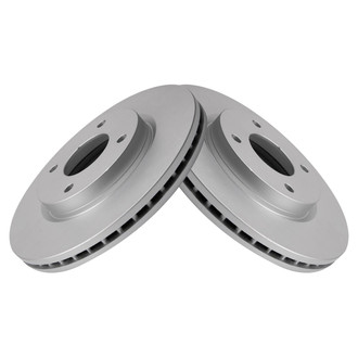 TRQ® - Plain Vented Front Disc Brake Rotors