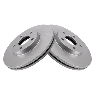 TRQ® - Plain Front Disc Brake Rotors