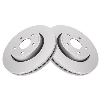 TRQ® - Plain Vented Front Disc Brake Rotors