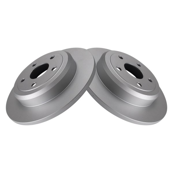 TRQ® - Plain Rear Disc Brake Rotors