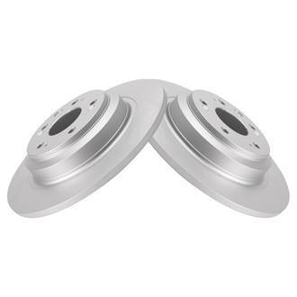 TRQ® - Plain Vented Front Disc Brake Rotors