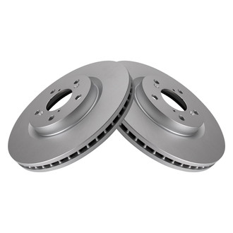 TRQ® - Plain Front Disc Brake Rotors