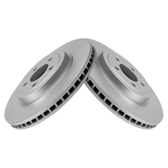 TRQ® - Plain Vented Front Disc Brake Rotors