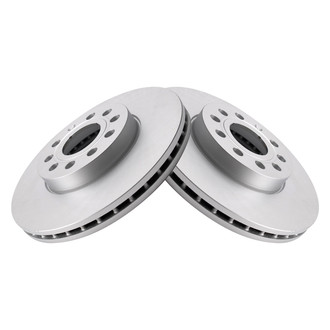 TRQ® - Plain Front Disc Brake Rotors