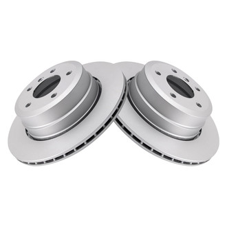 TRQ® - Plain Rear Disc Brake Rotors