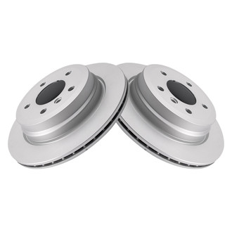 TRQ® - Plain Rear Disc Brake Rotors
