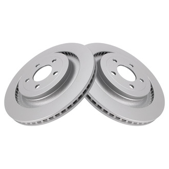 TRQ® - Plain Vented Rear Disc Brake Rotors