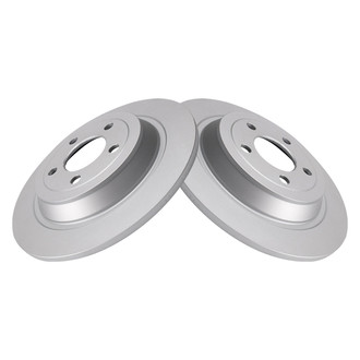 TRQ® - Plain Rear Disc Brake Rotors