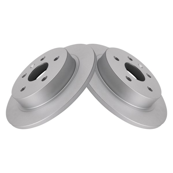 TRQ® - Plain Rear Disc Brake Rotors