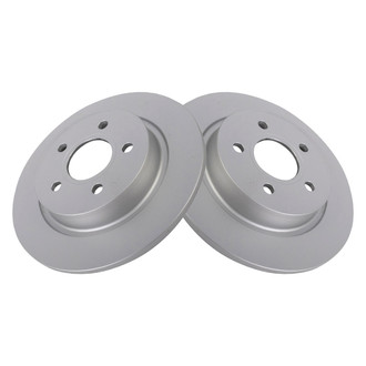TRQ® - Plain Rear Disc Brake Rotors