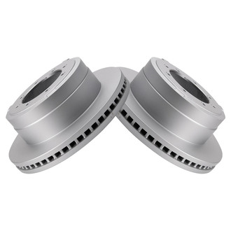 TRQ® - Plain Vented Rear Disc Brake Rotors