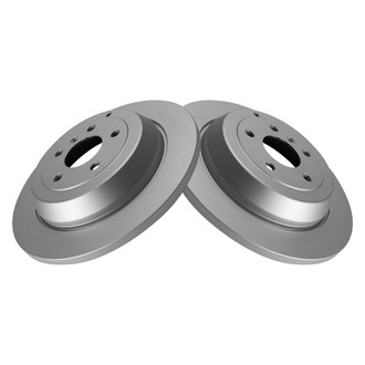 TRQ® - Plain Rear Disc Brake Rotors
