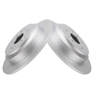 TRQ® - Solid Rear Disc Brake Rotors