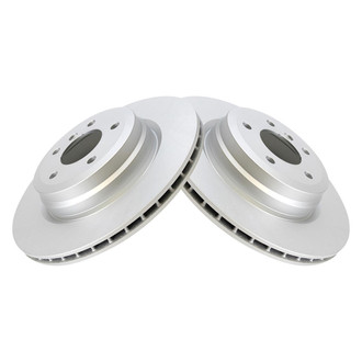 TRQ® - Plain Rear Disc Brake Rotors