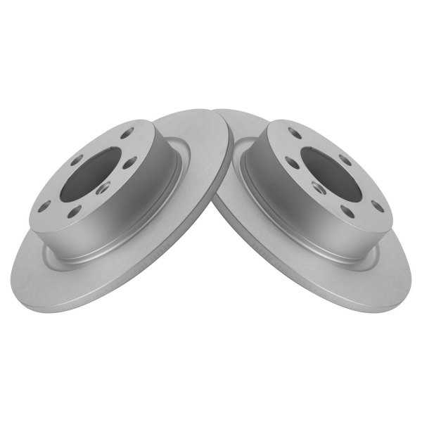 TRQ® - Plain Rear Disc Brake Rotors