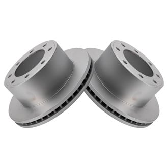 TRQ® - Plain Vented Rear Disc Brake Rotors