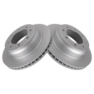 TRQ® - Plain Vented Rear Disc Brake Rotors