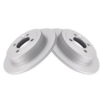 TRQ® - Plain Rear Disc Brake Rotors