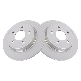 TRQ® - Plain Rear Disc Brake Rotors